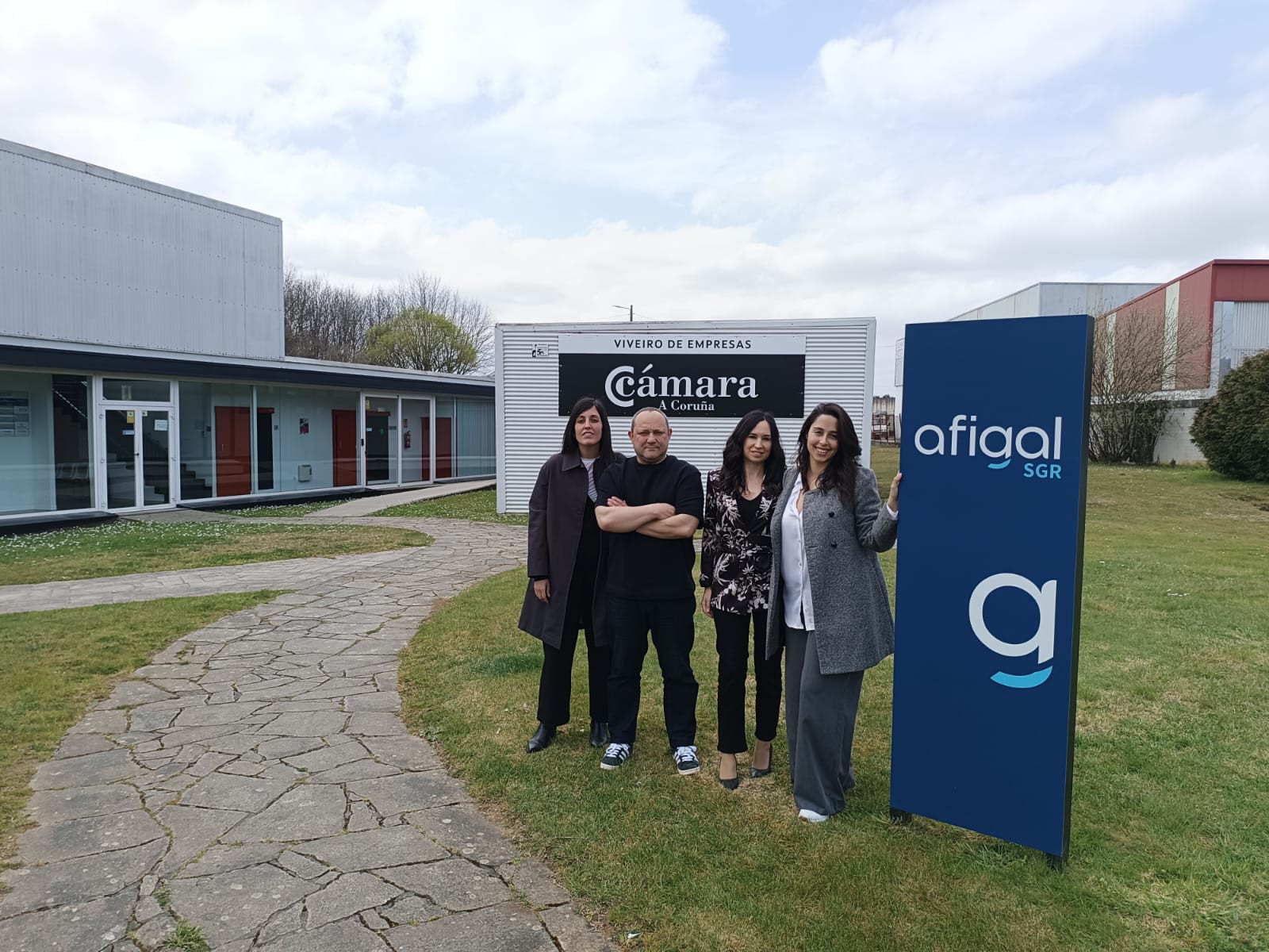 Equipo de Afigal en la delegación de Costa da Morte